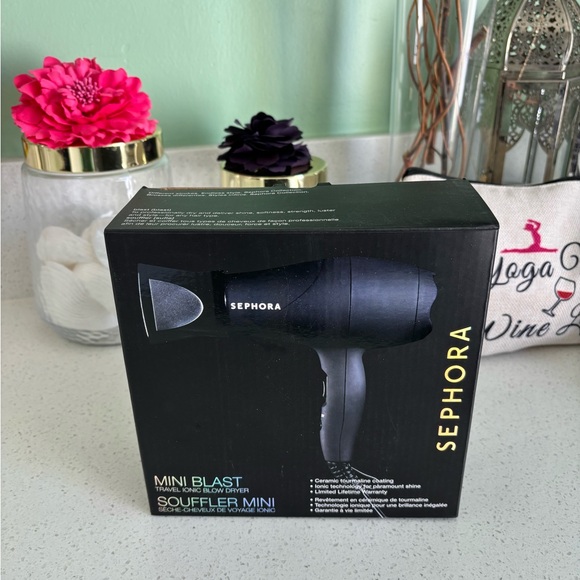 Sephora Other - Sephora Mini Blast Hair Dryer - Sleek Black - Brand New